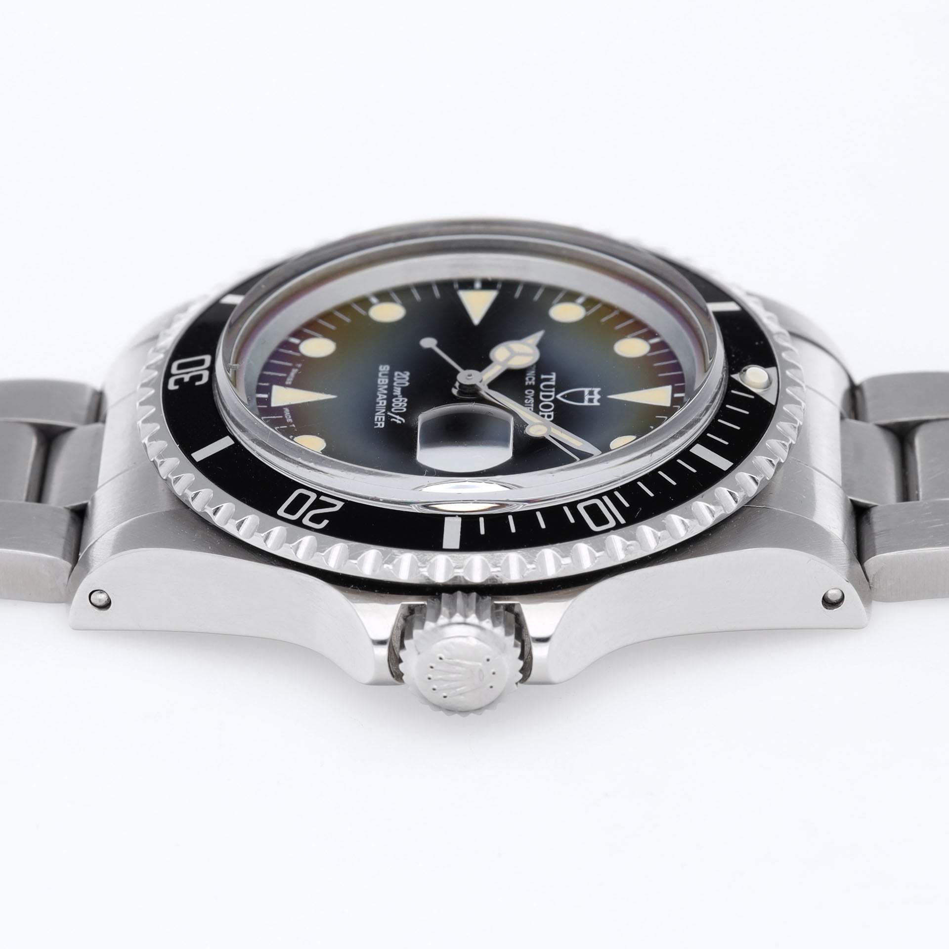 Tudor Submariner Date 79090 Black Dial Stunning Patina