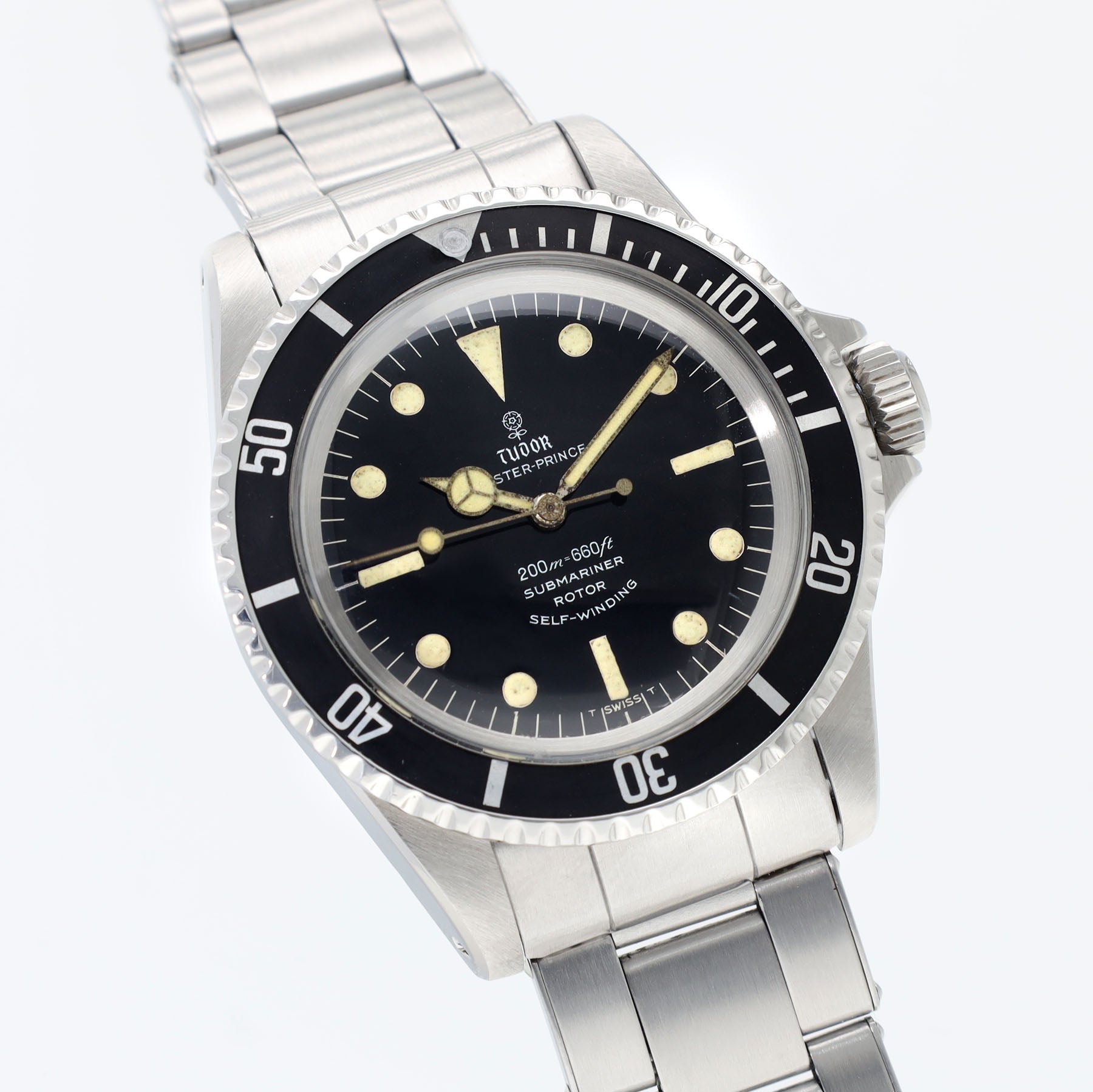 Tudor Submariner 7928 Glossy Dial with Gilt Minute Track