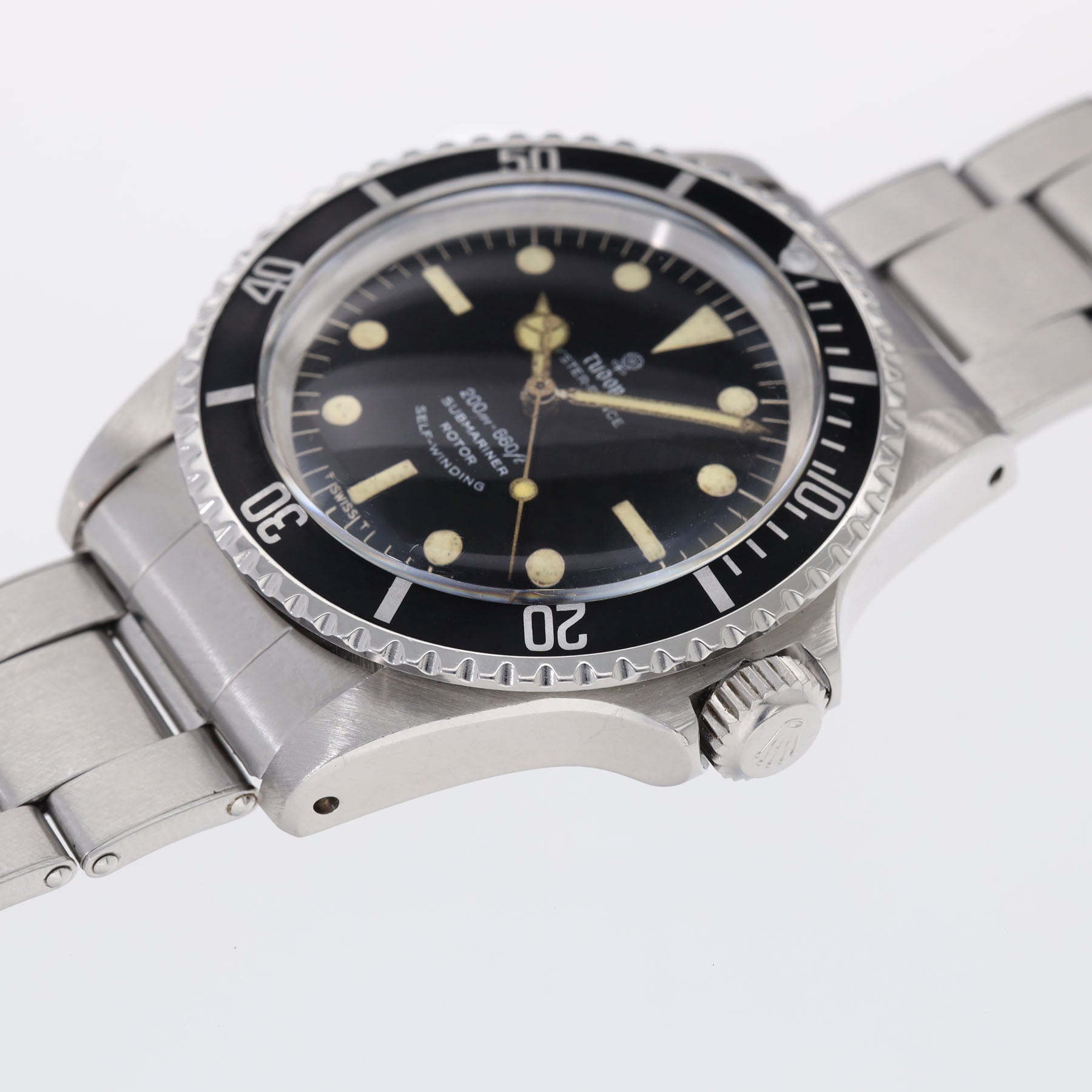 Tudor Submariner 7928 Glossy Dial with Gilt Minute Track