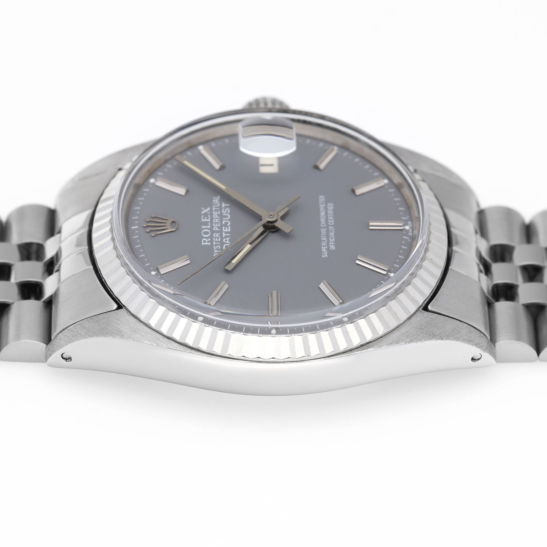 Rolex Datejust Slate Grey Dial Ref 1601