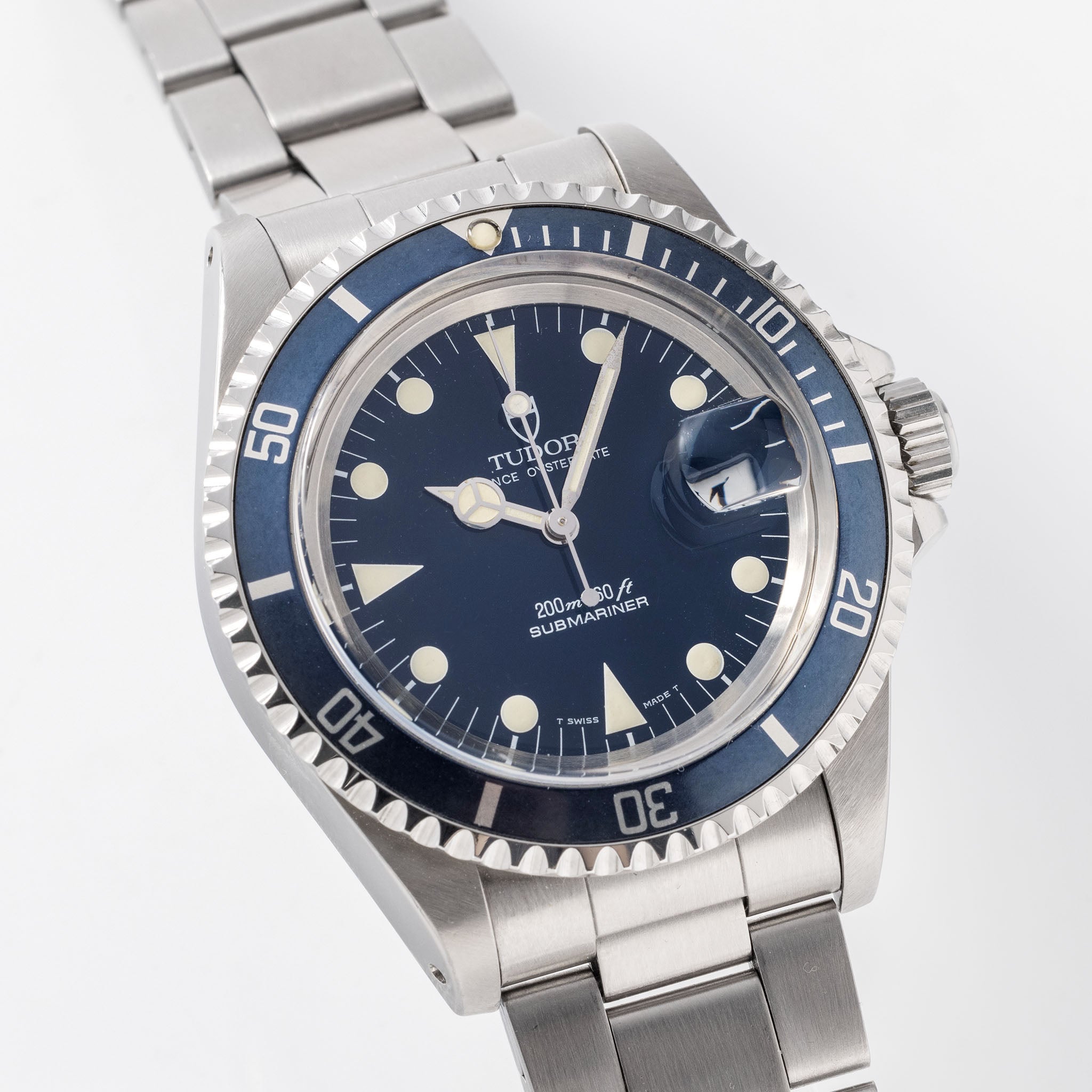 Tudor Submariner Date Blue Dial Ref 79090