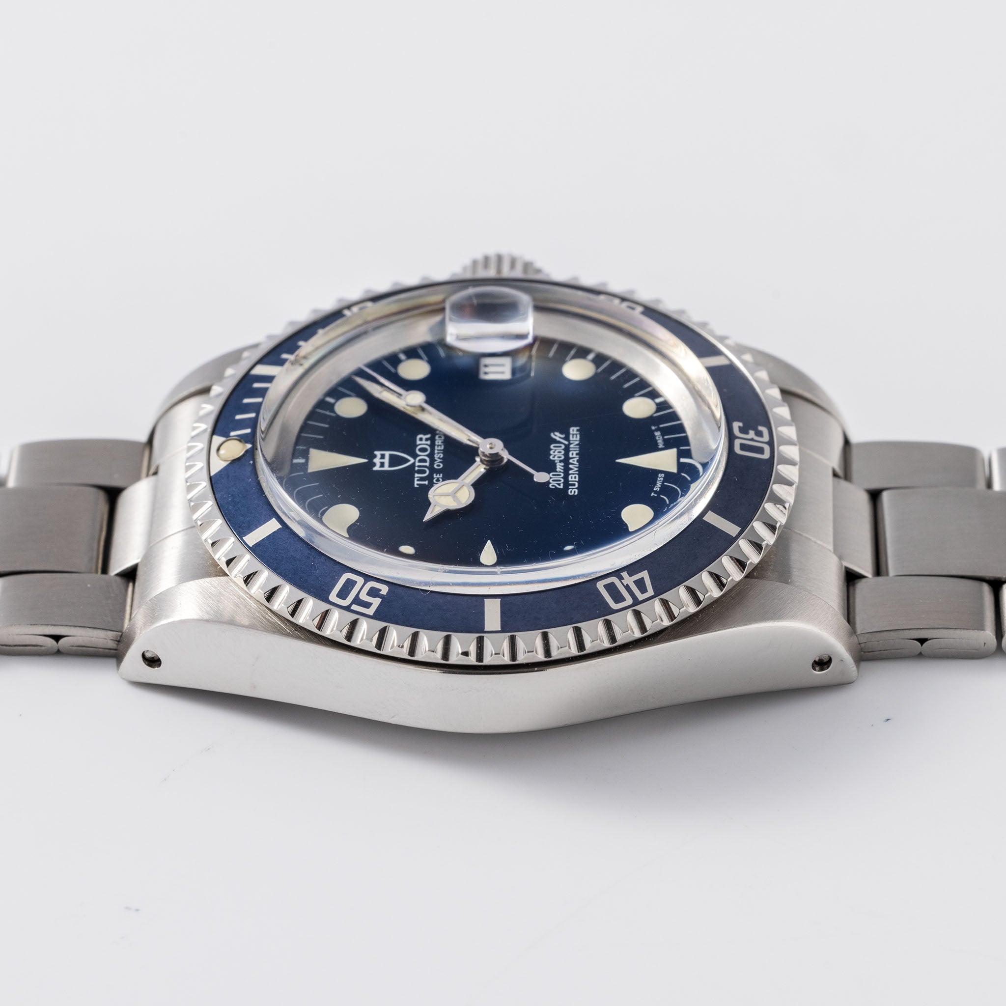 Tudor Submariner Date Blue Dial Ref 79090