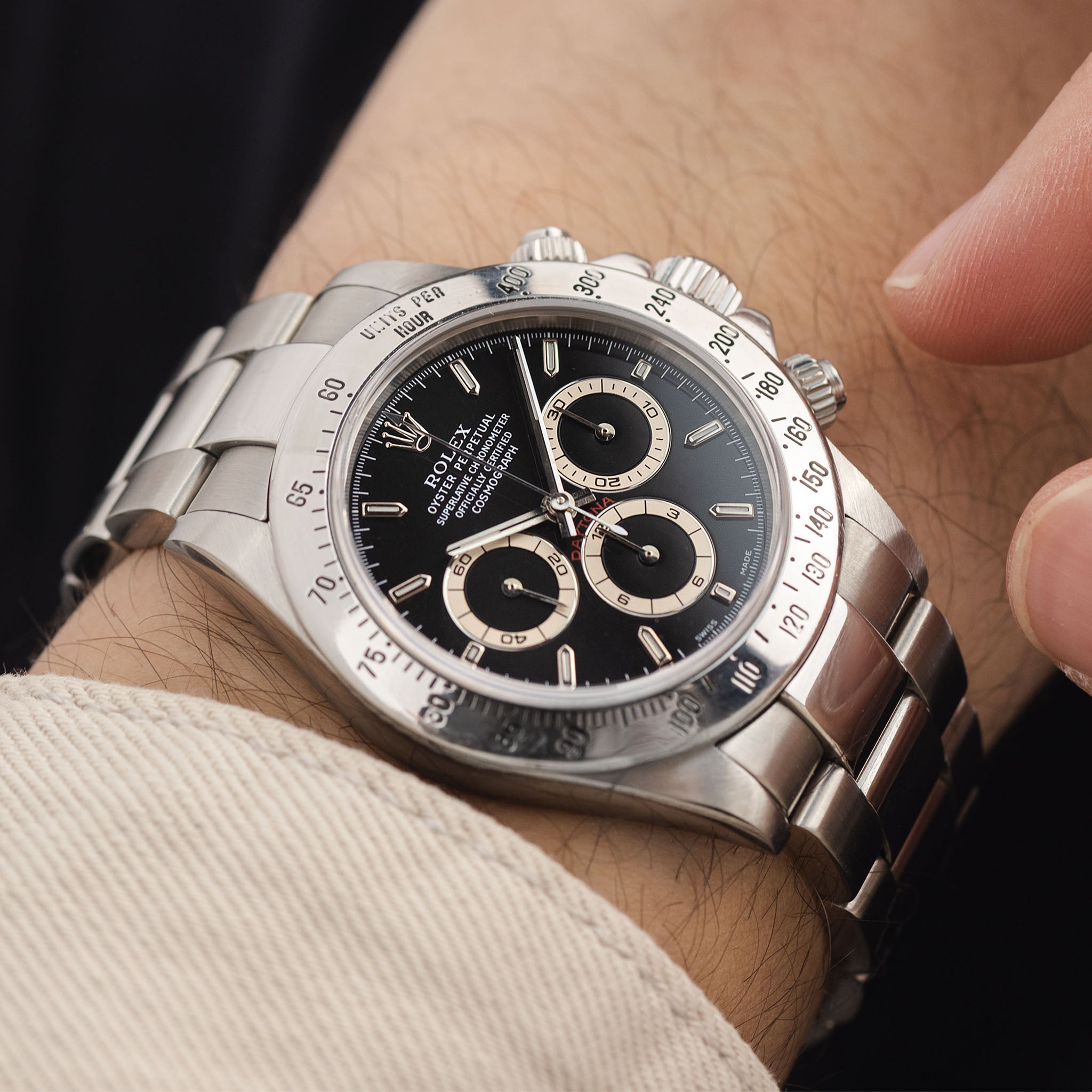 Rolex Cosmograph Daytona 16520 A-Series Black Dial