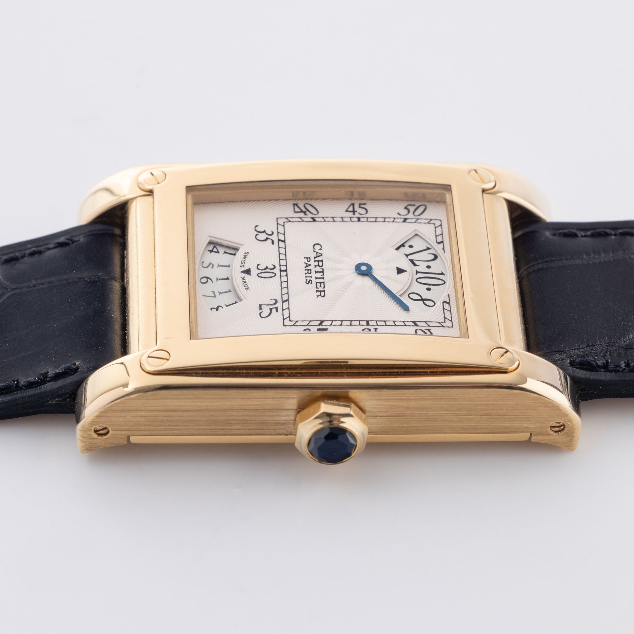 Cartier Tank à Vis "Wandering Hours" CPCP ref 2553