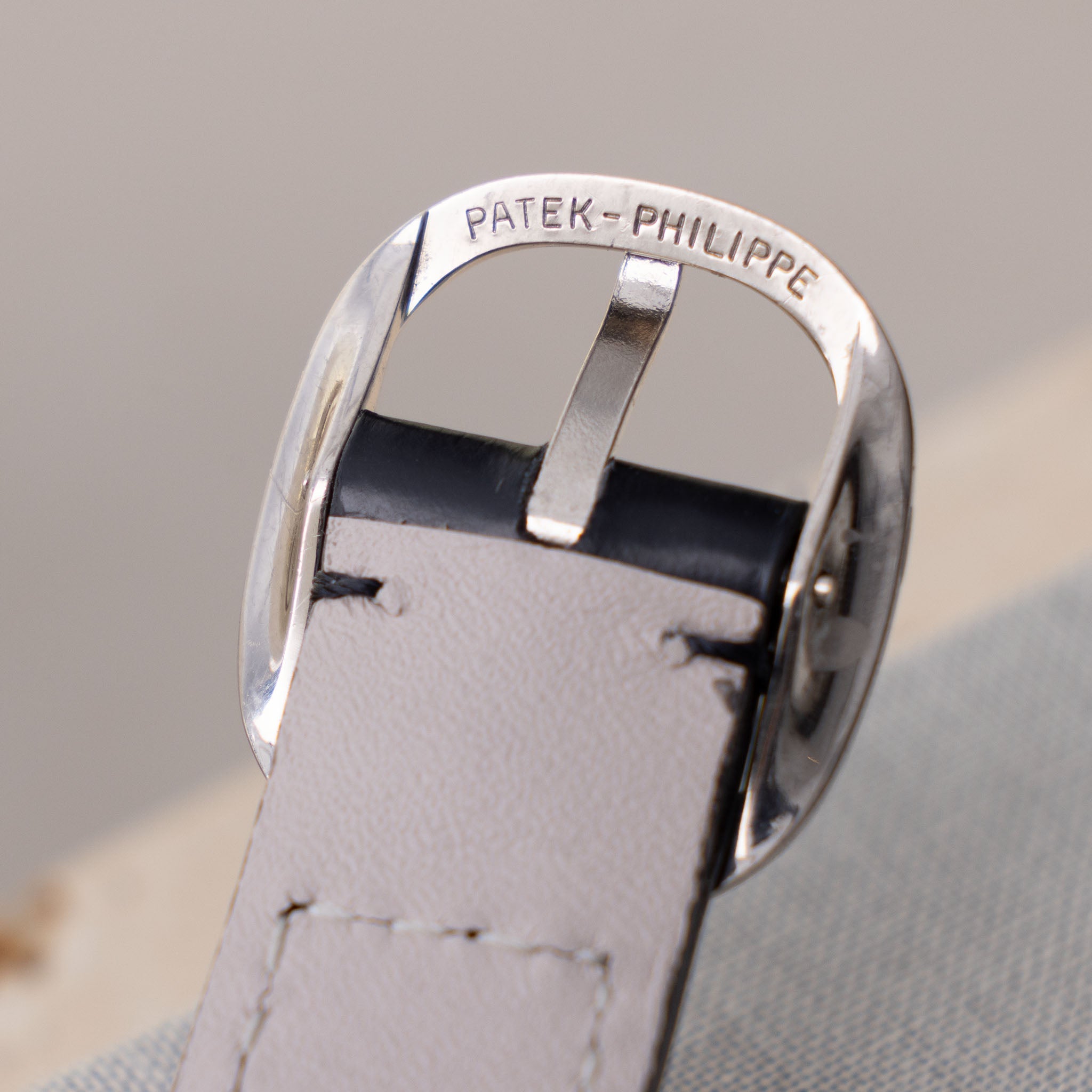 Patek Philippe White Gold "TV Screen" Ref 3604