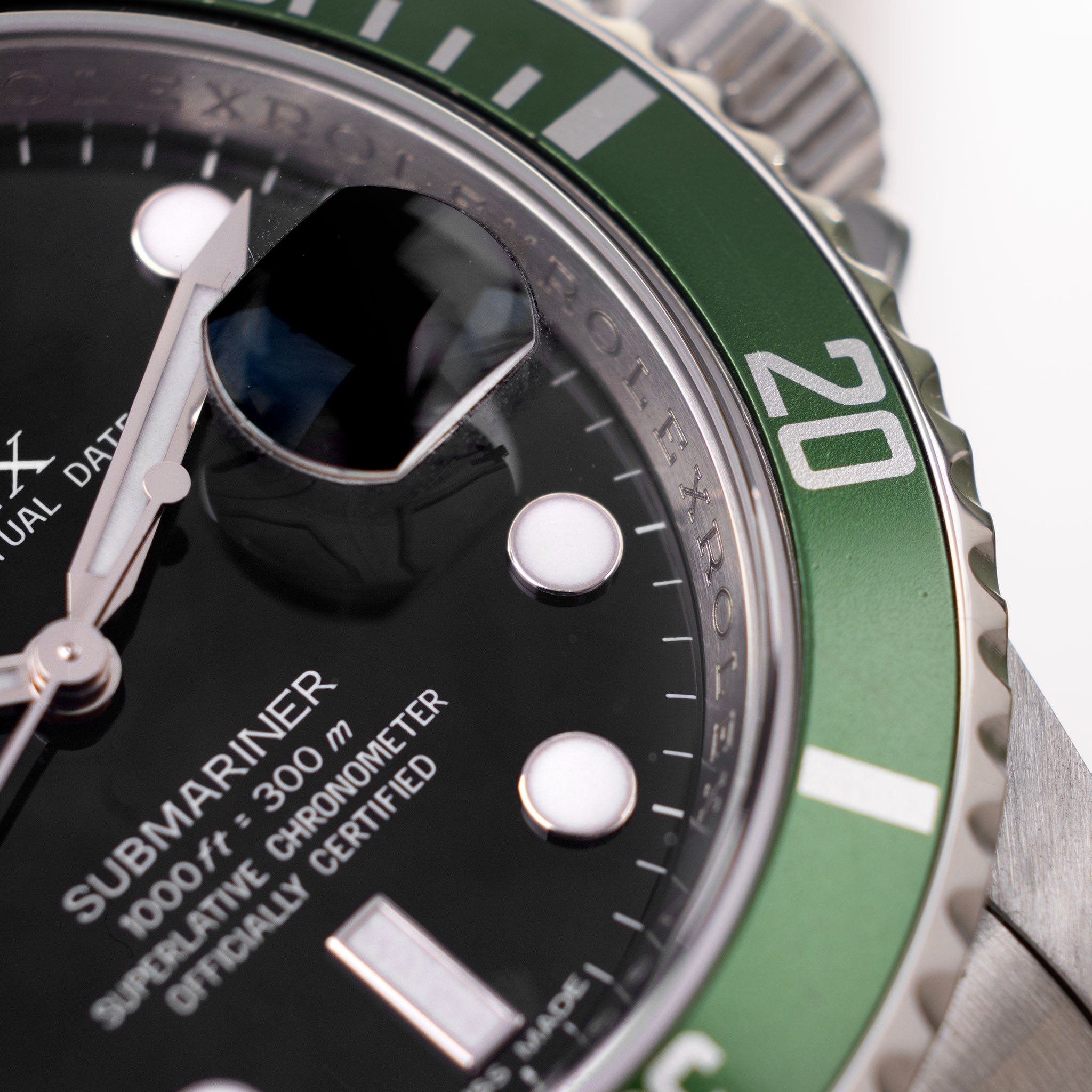 Rolex submariner green online bezel