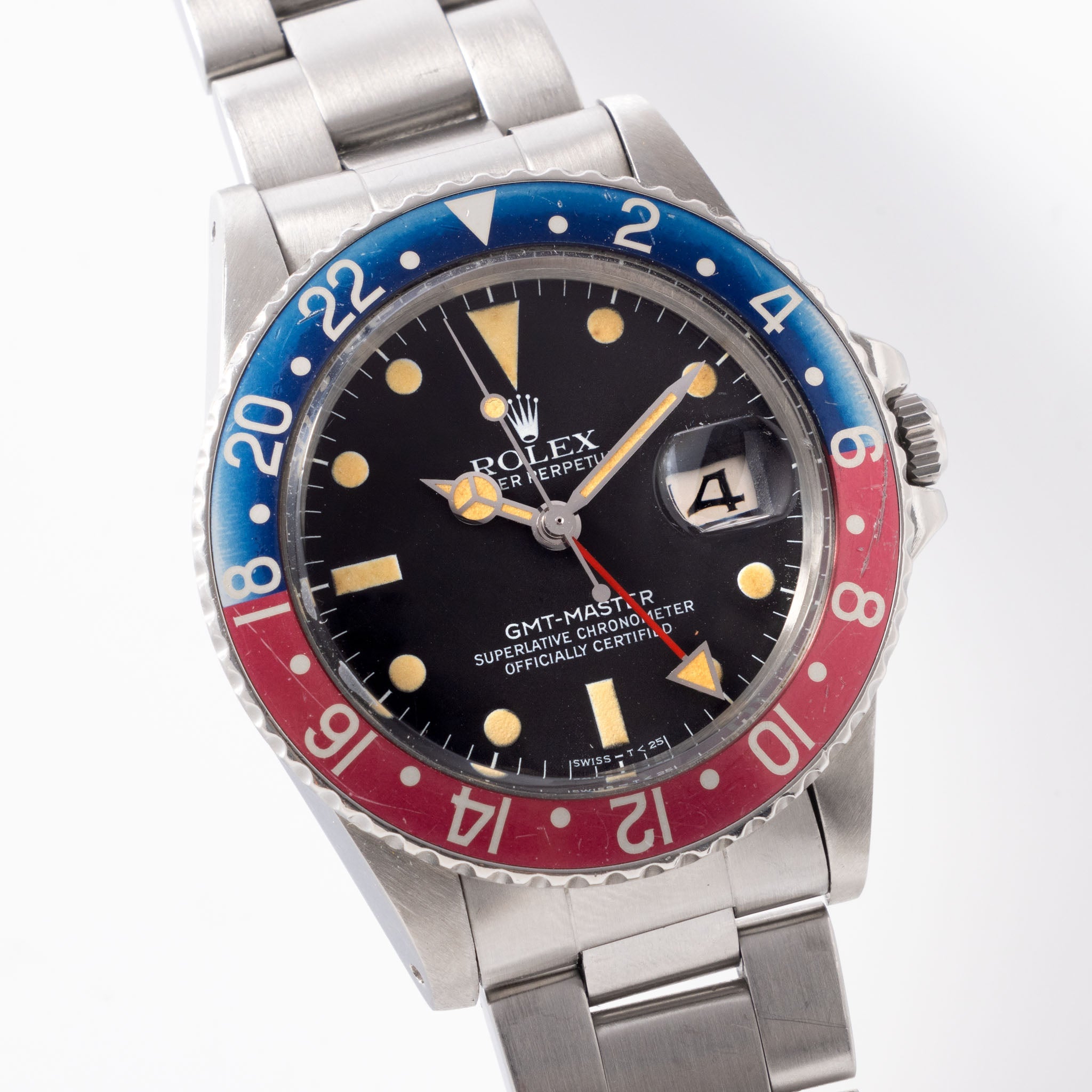 Rolex GMT-Master Pepsi Bezel Matte Dial Ref 16750