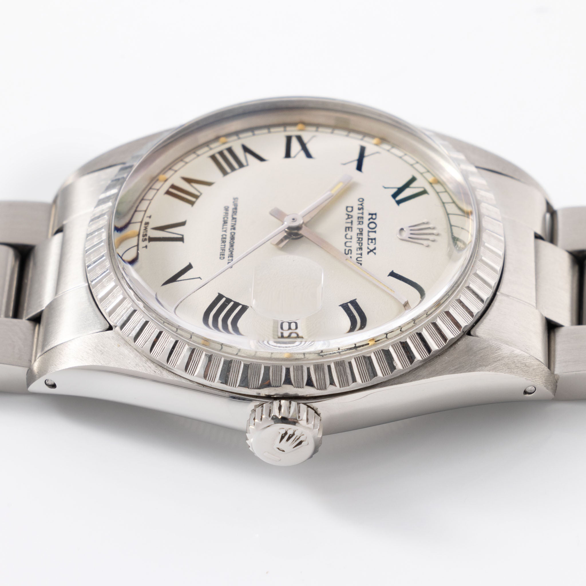 Rolex Datejust White Buckley Dial Ref 1603