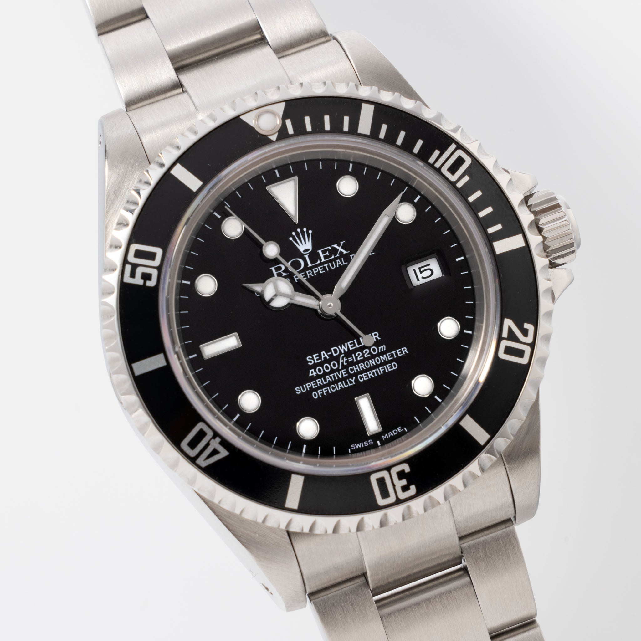 Rolex Seadweller Swiss Made Dial Ref 16600 