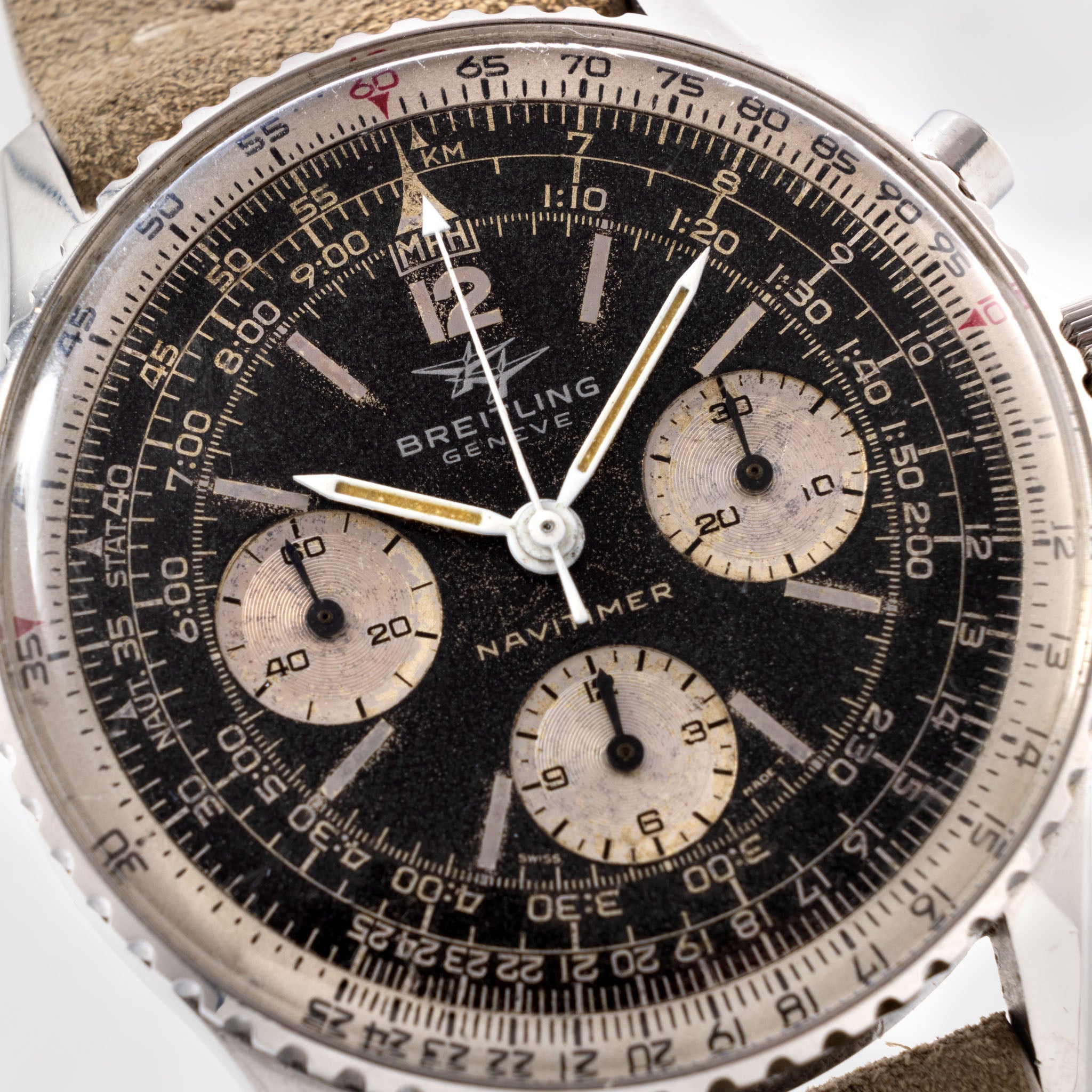 Breitling Navitimer Black Twin Jet Dial Ref 806