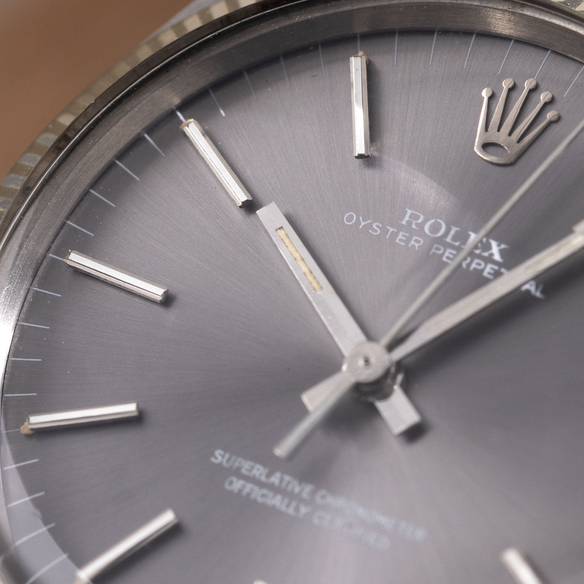 Rolex Oyster Perpetual Grey Dial "Upside down " Ref 1005