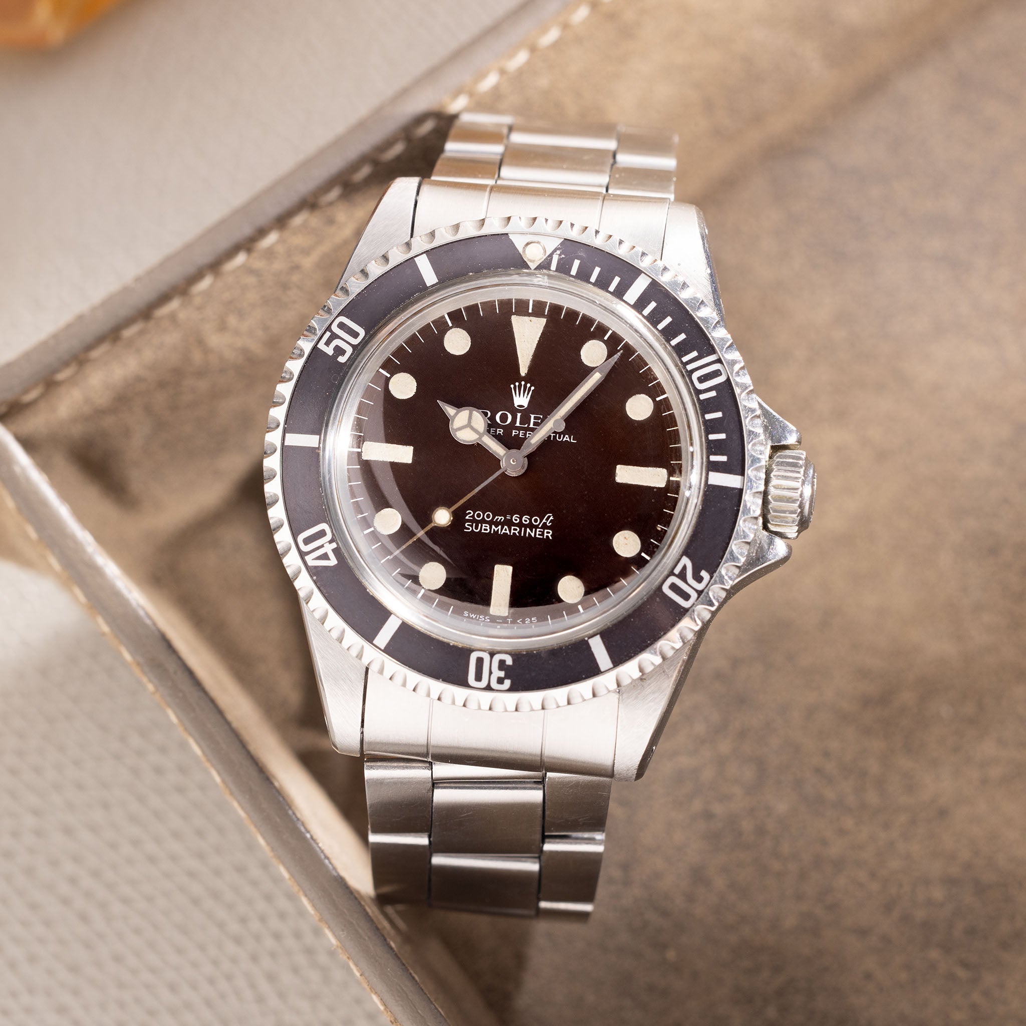 Rolex Submariner 5513 Meters first Tropical dial