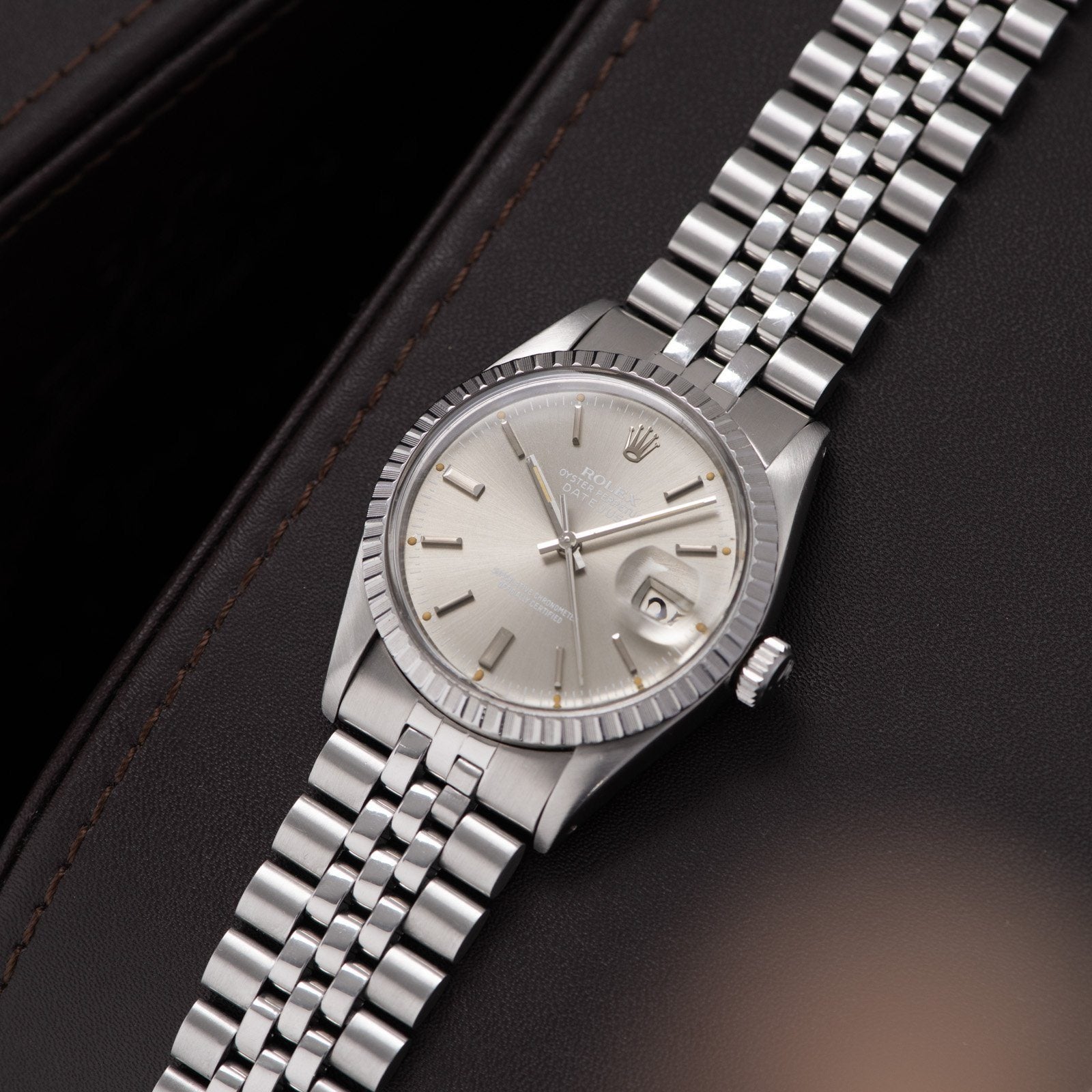 Rolex Datejust Grey Soleil Dial 16030 