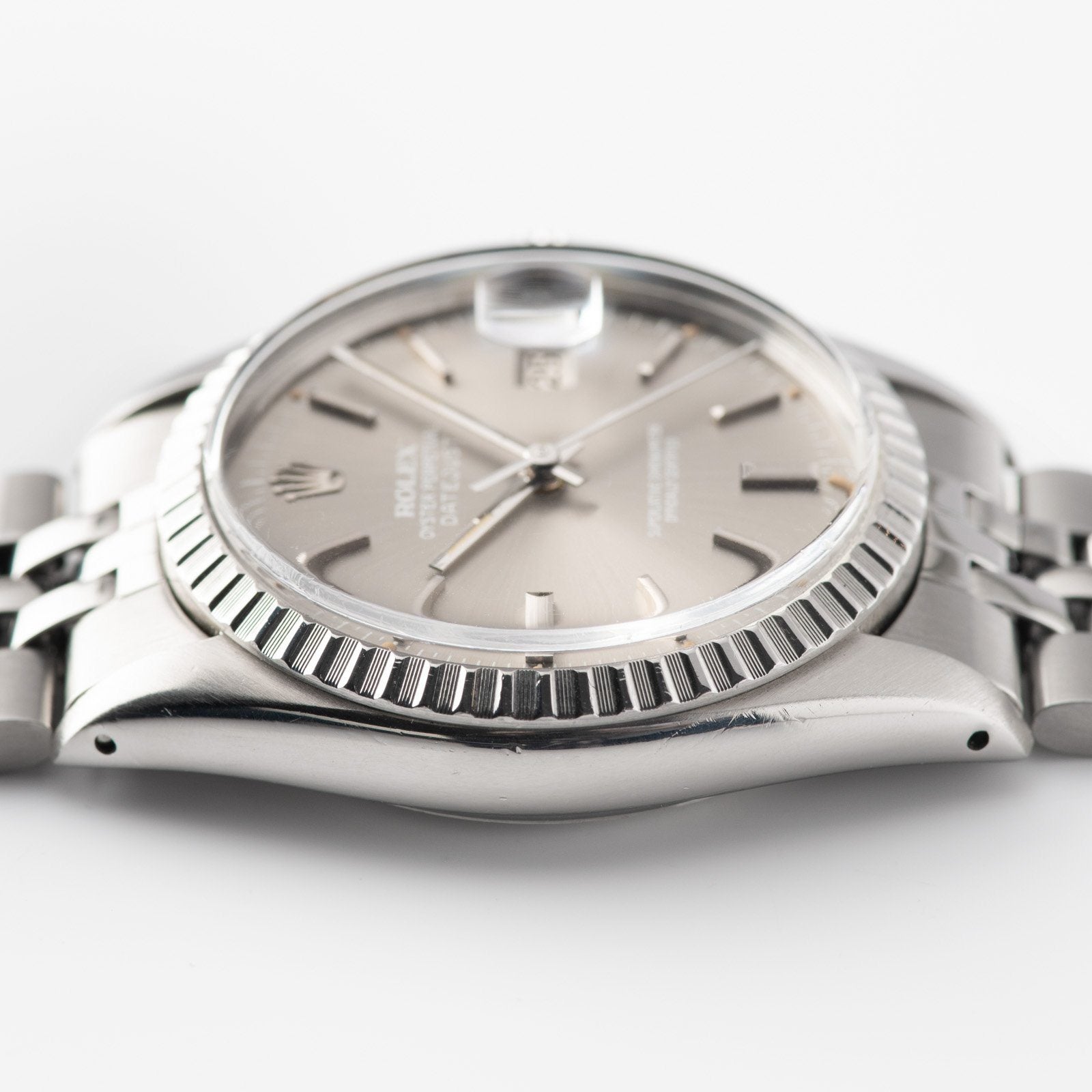 Rolex Datejust Grey Soleil Dial 16030 