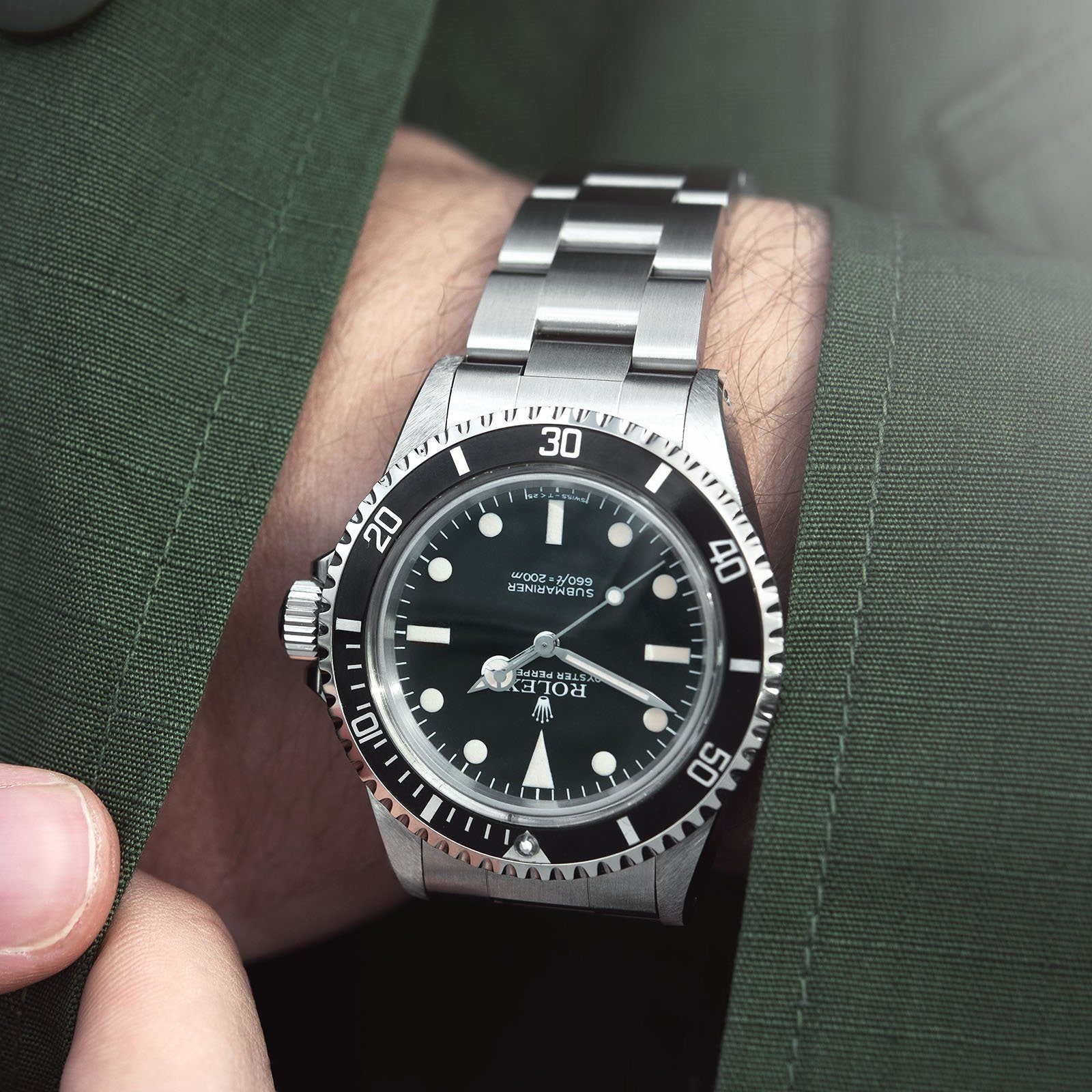 Rolex 5513 Submariner Mk5 Maxi Dial Ghost Bezel