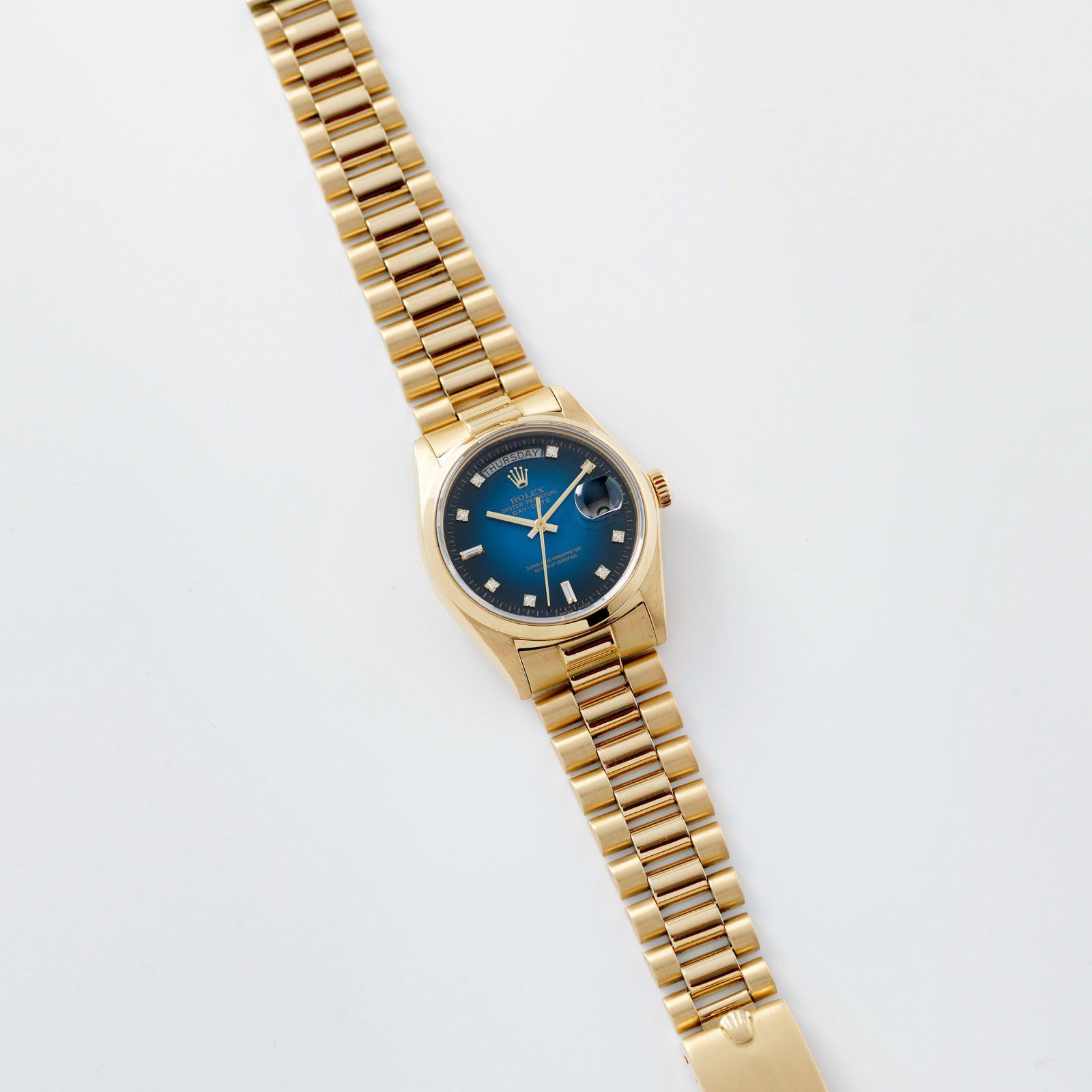 Rolex Day-Date Blue Dégradé Dial 18028