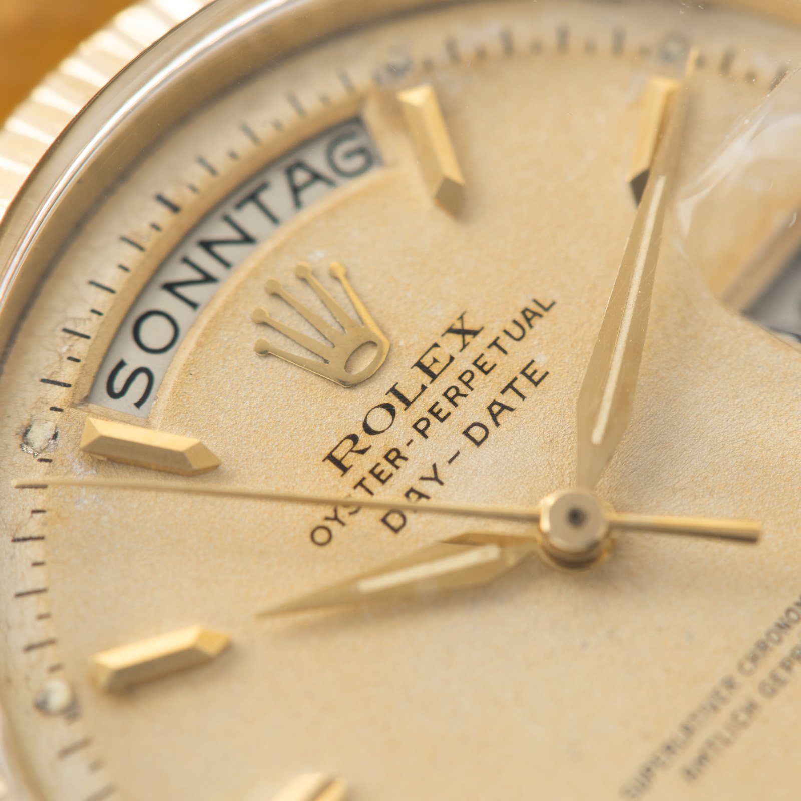 Rolex Day Date Yellow Gold German Dial 6611