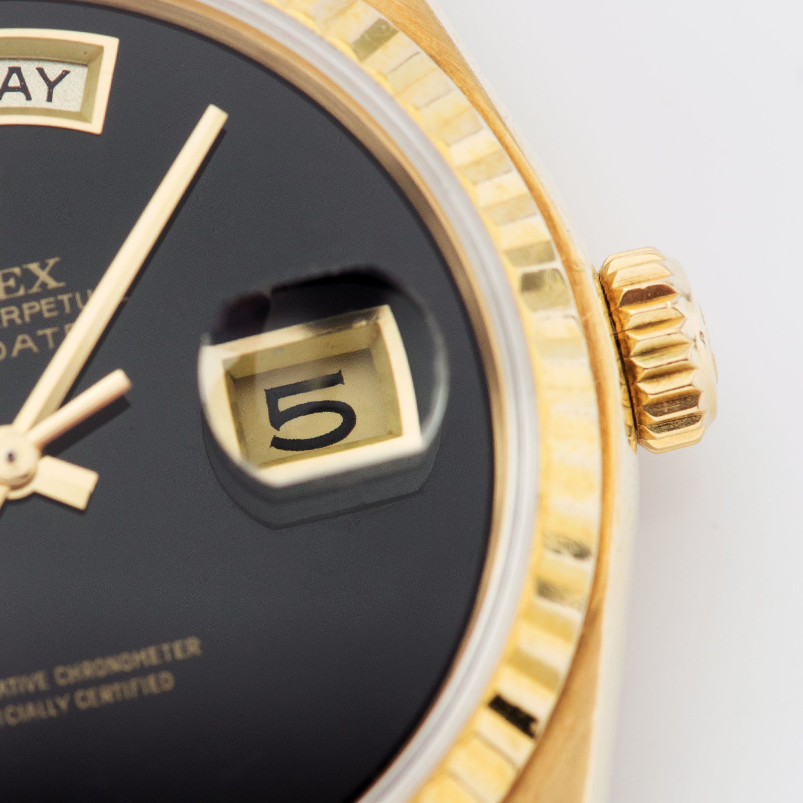 Rolex Day-Date Onyx Dial 18038