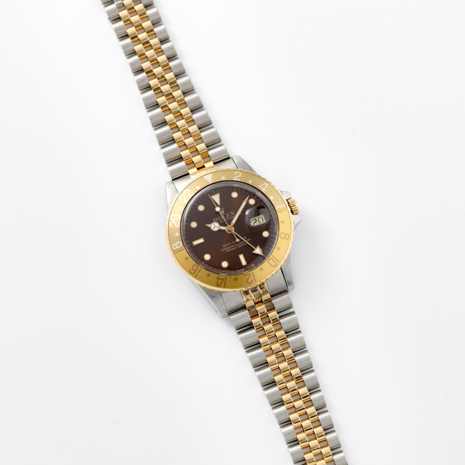 Rolex 16753 Brown Dial GMT Master 