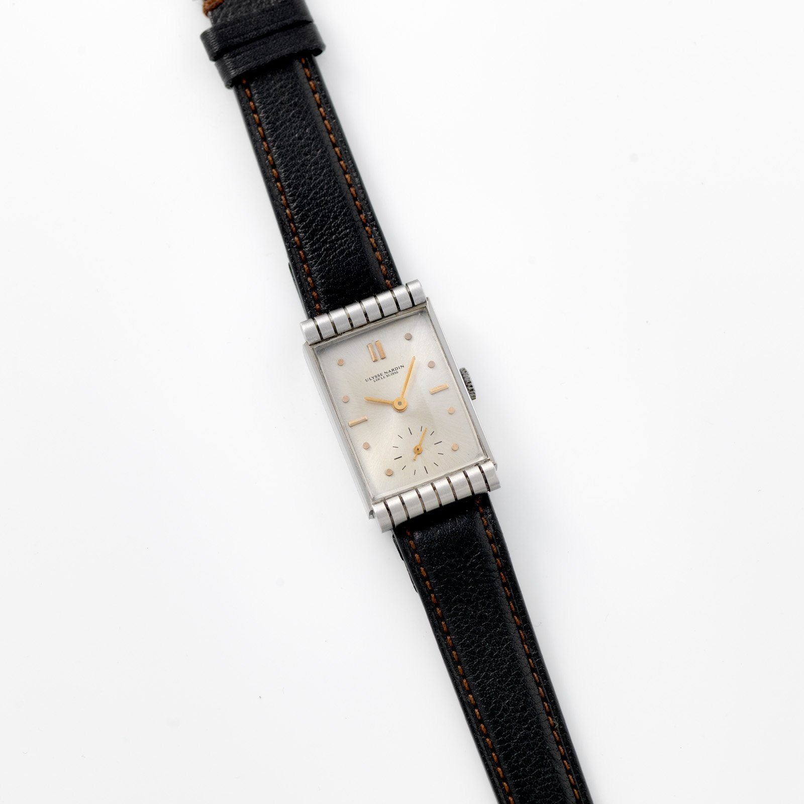 Ulysse Nardin Rectangular Art Deco Dress Watch 1940s