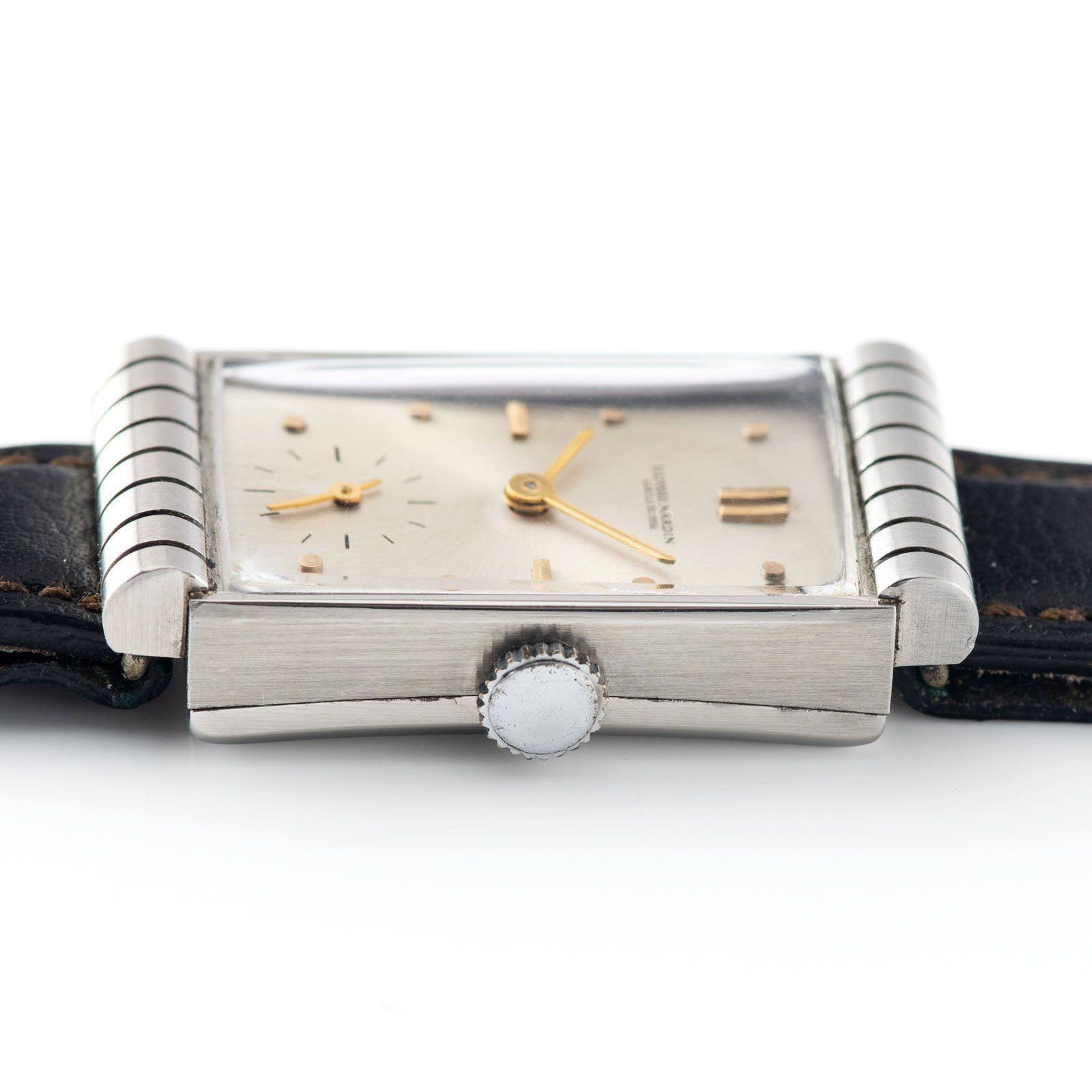 Ulysse Nardin Rectangular Art Deco Dress Watch 1940s