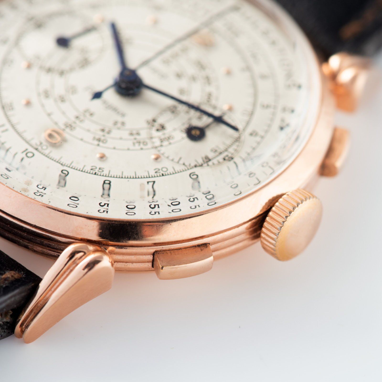 Girard Perregaux Pink Gold Pulsations Chronograph 1950s 