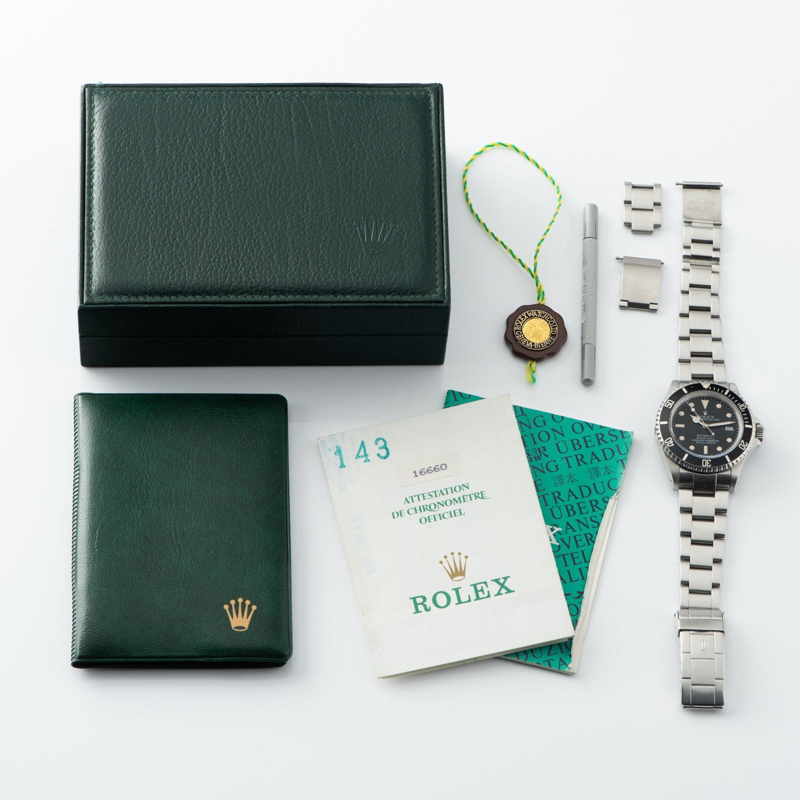 Rolex Seadweller Reference 16660 Box and Papers