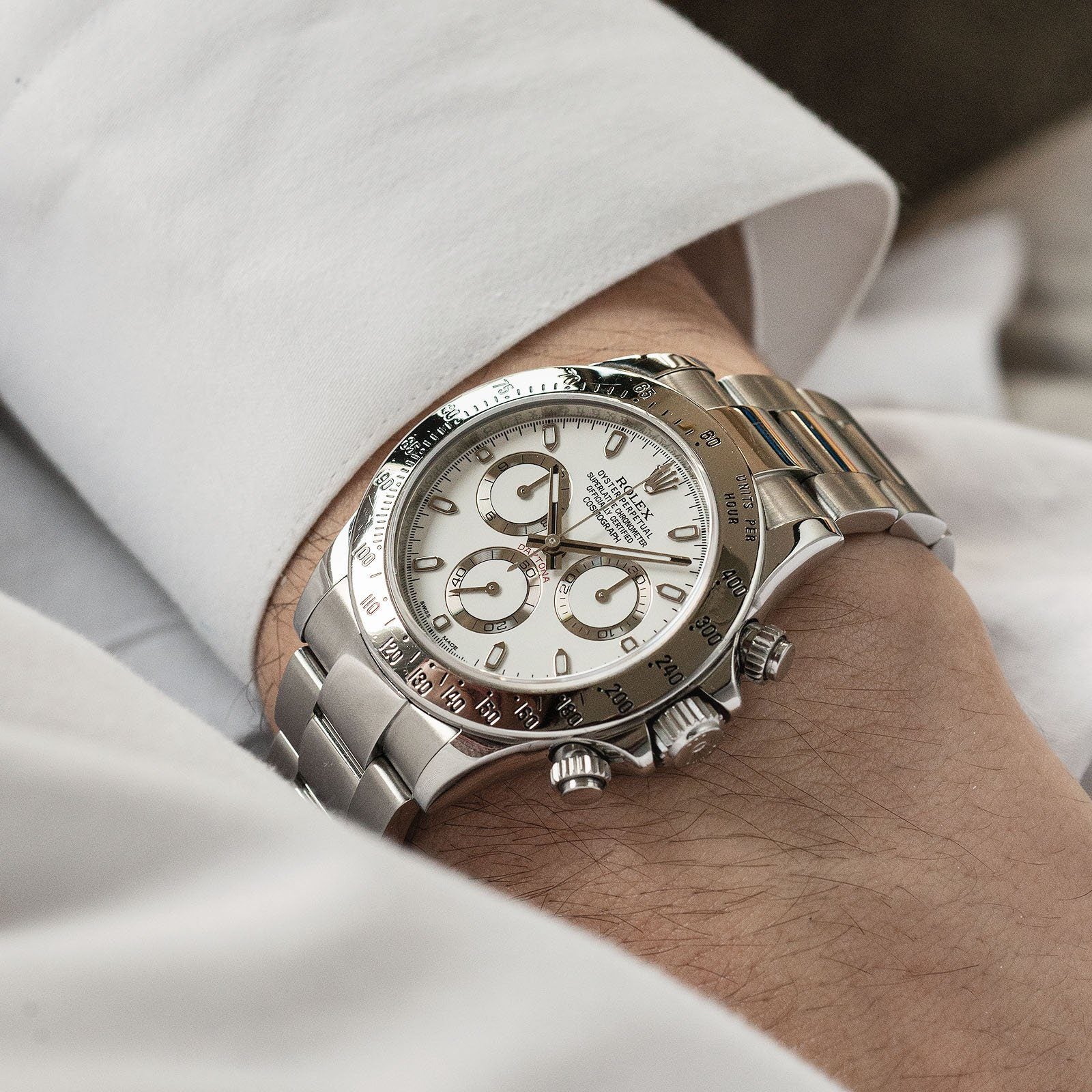 Rolex Daytona Steel 116520 White ‘APH’ Dial