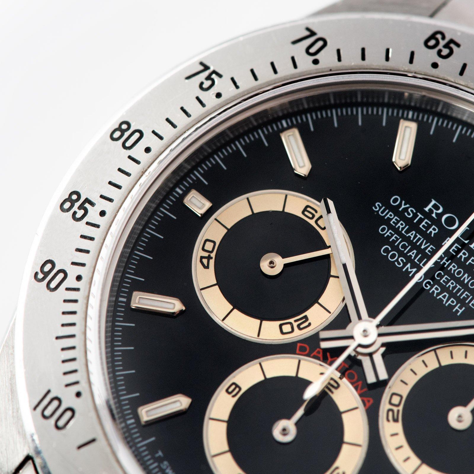 Rolex Daytona Steel 16520 Black Dial