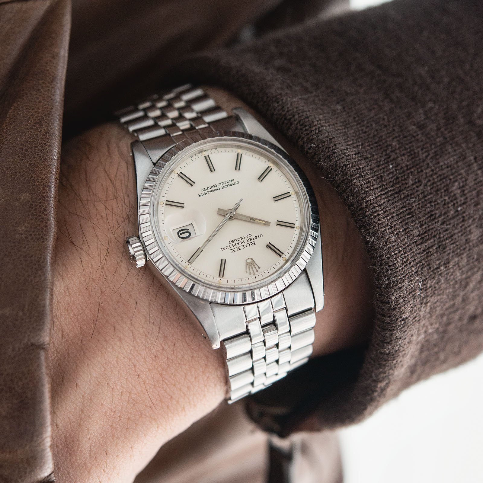 Rolex Datejust  Matte Silver Sigma Dial 1603