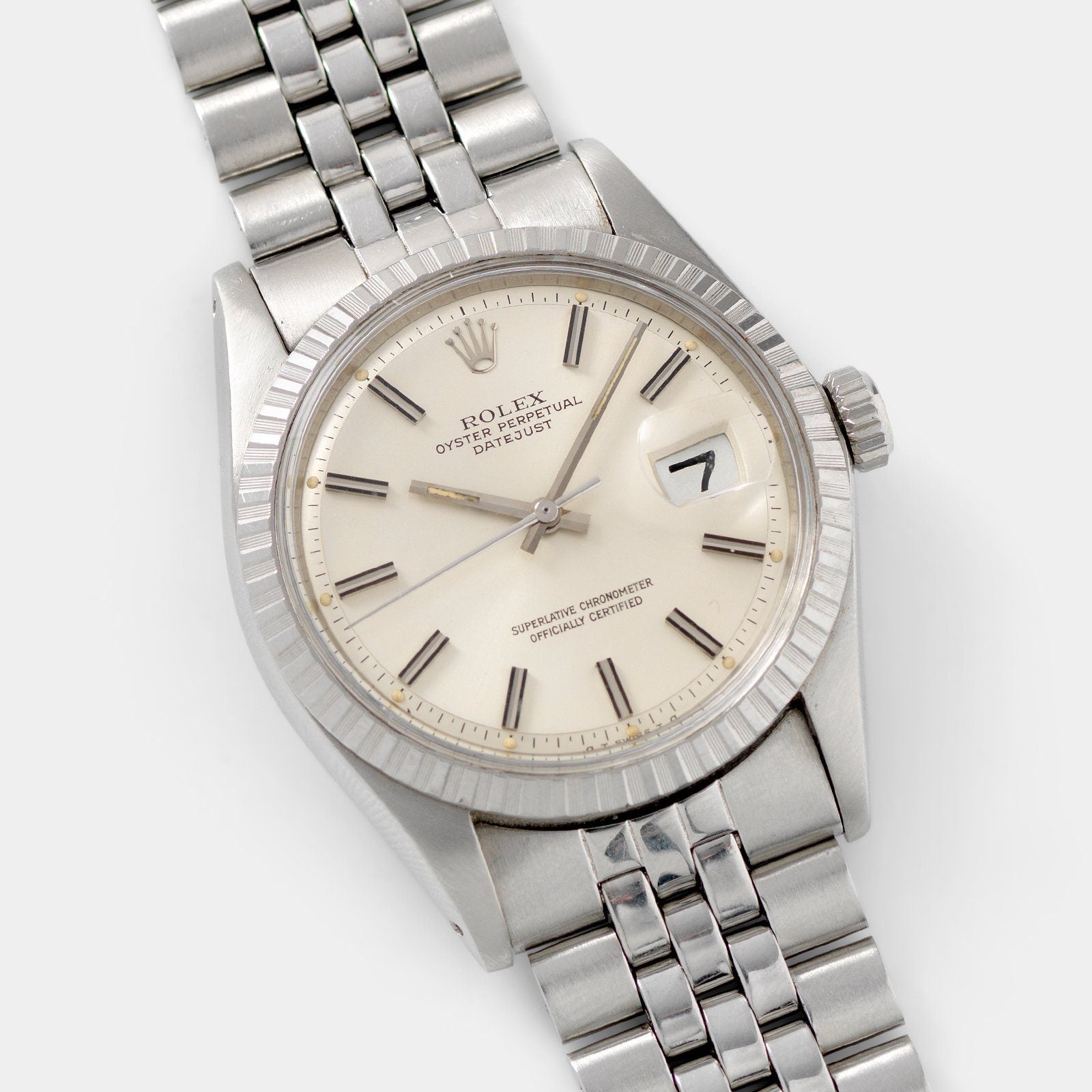 Rolex Datejust  Matte Silver Sigma Dial 1603