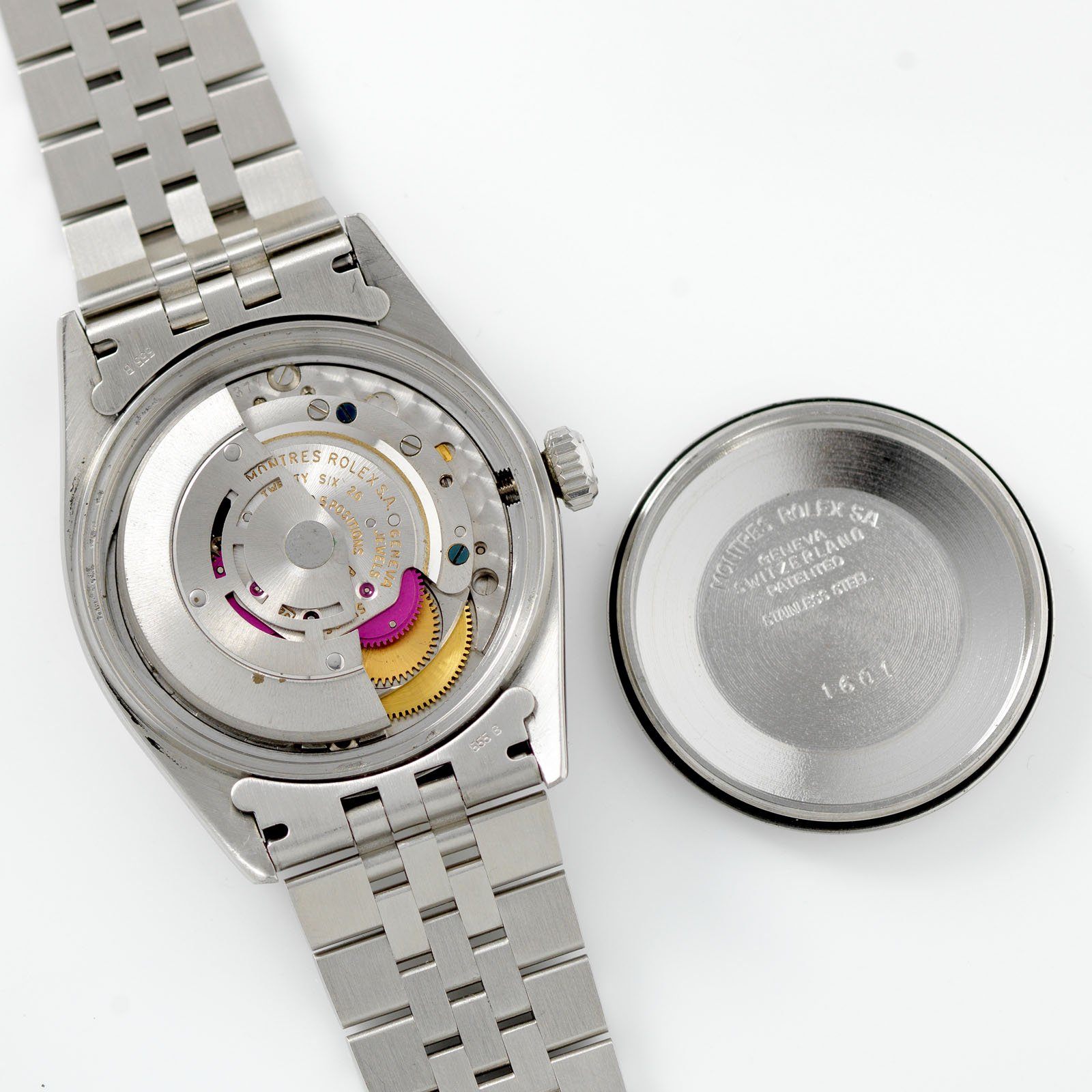 Rolex Datejust 1601 Silver Pie Pan Dial 