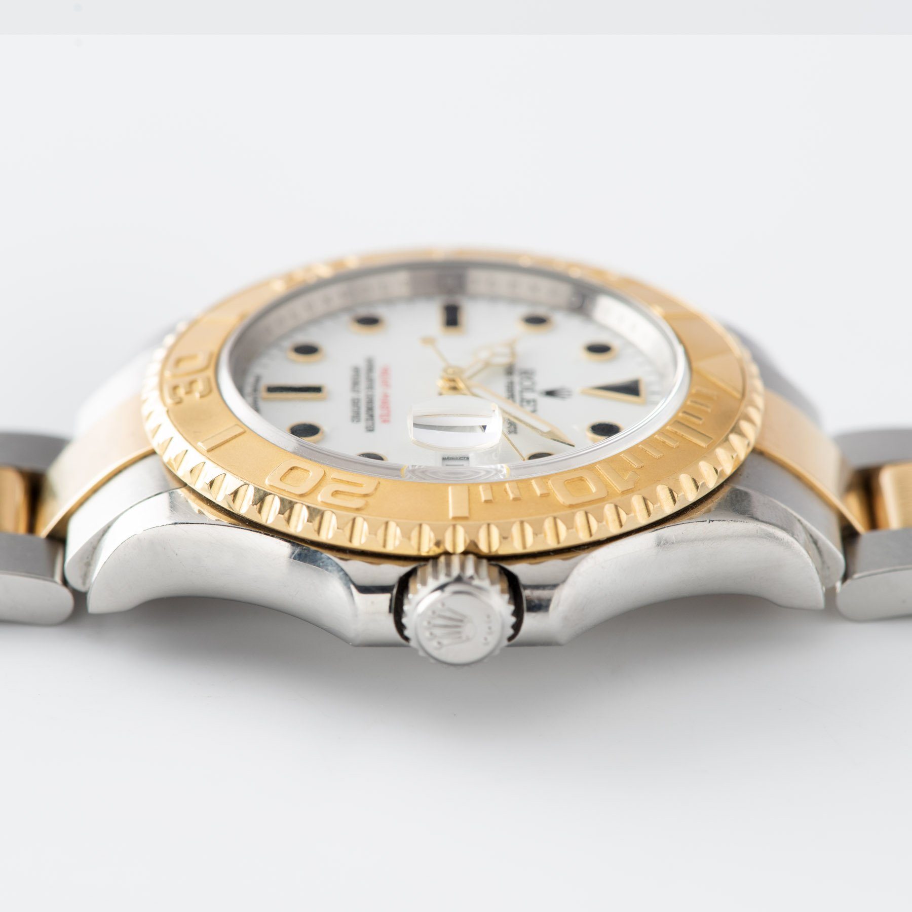 Rolex Yachtmaster Steel and Gold 16623 Onyx Markers