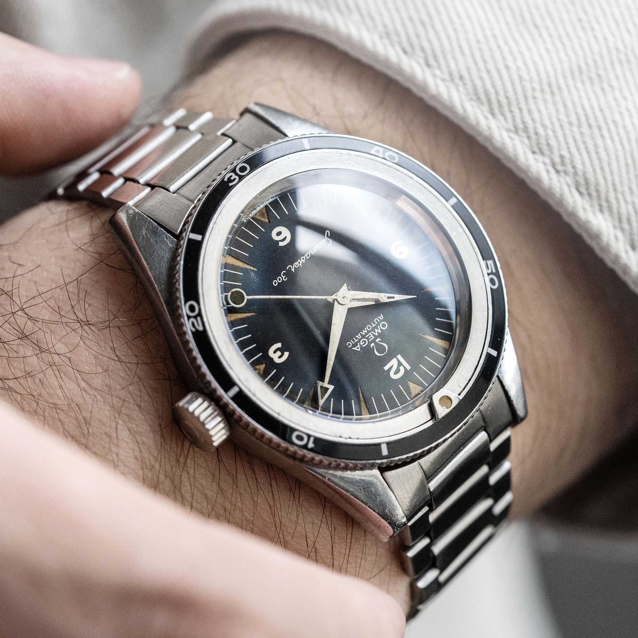 Omega Seamaster 300 ref. 2913/7 Big Lollipop with extract of the archives