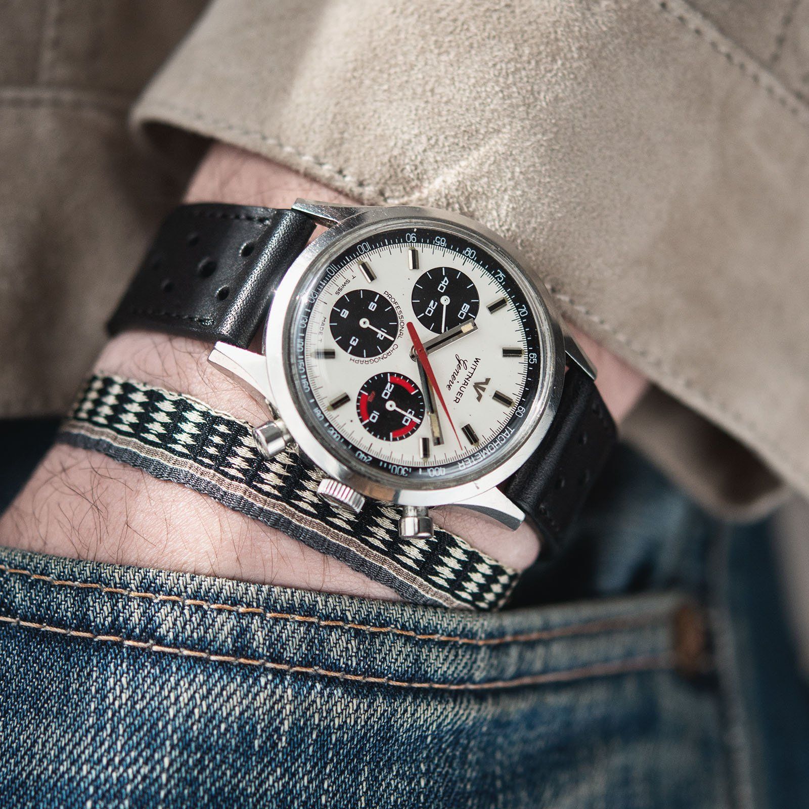 Wittnauer 242T Steel Chronograph