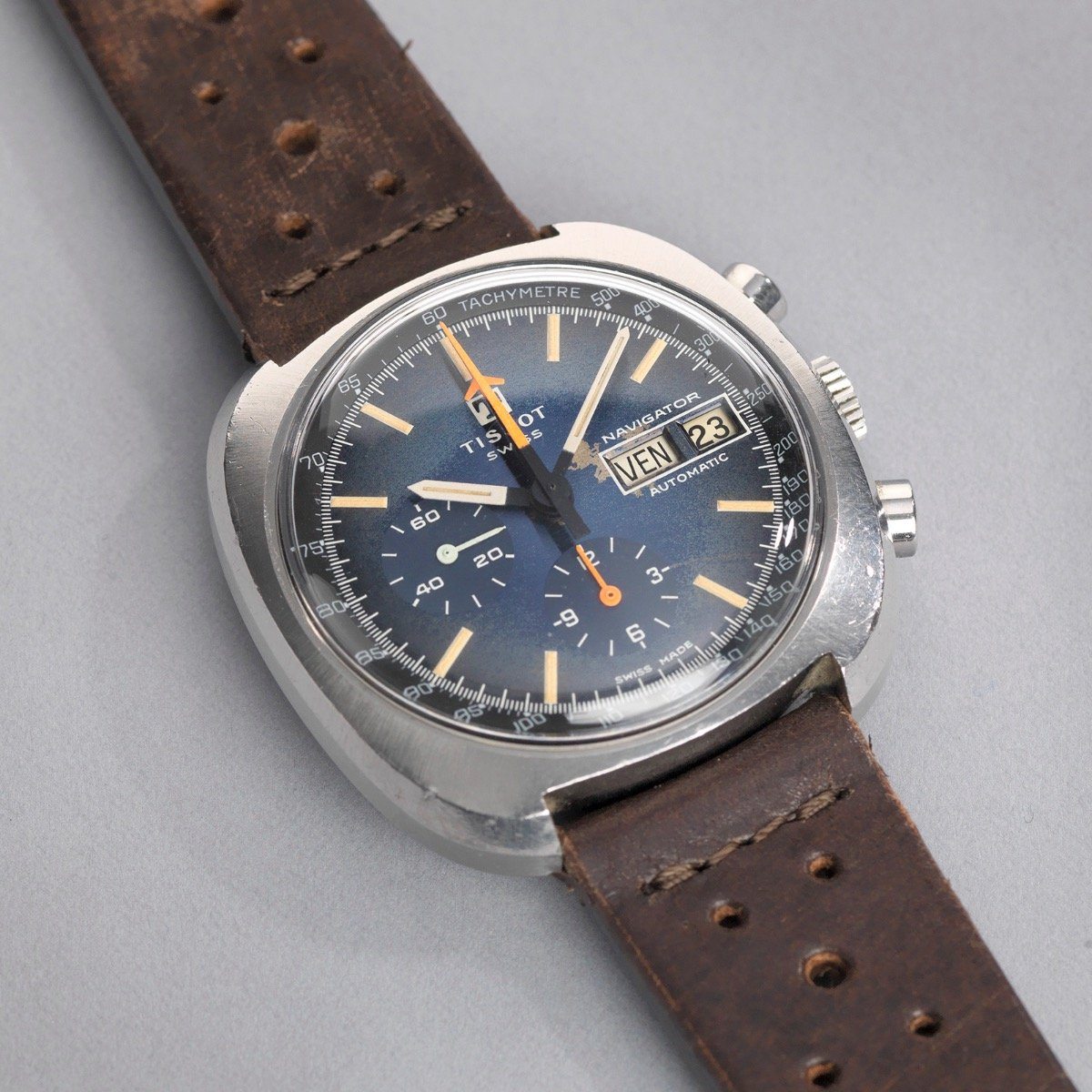 Tissot Navigator Blue Vintage Chronograph 45505