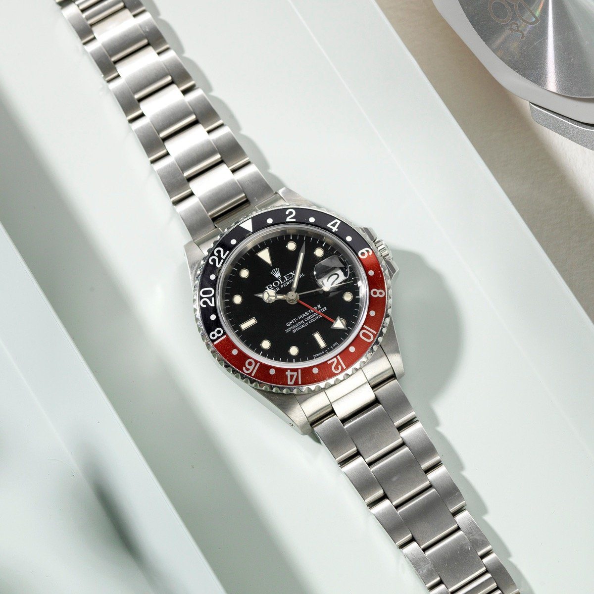 Rolex Gmt Master II Fat Lady No Date Dial 16760 Coke 