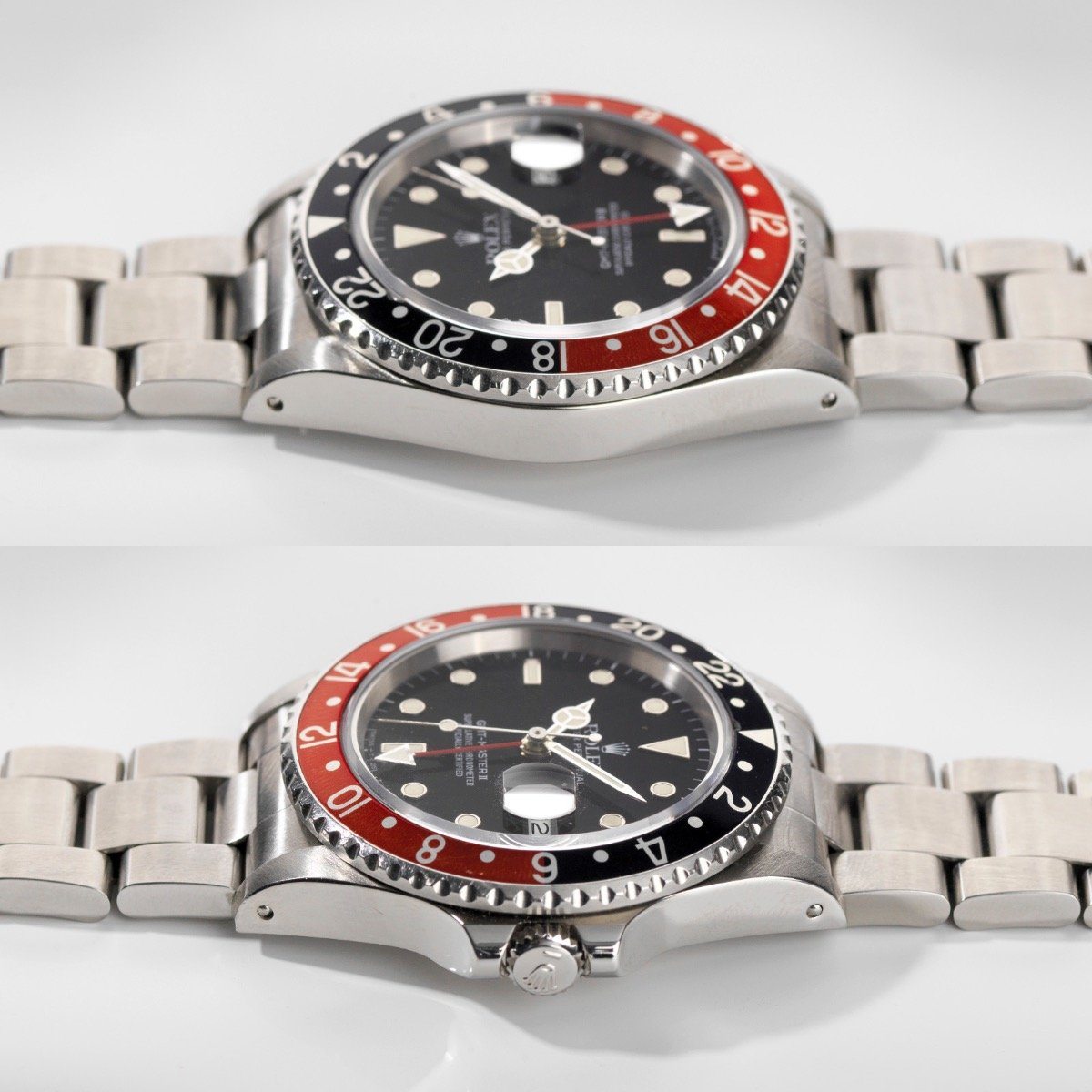 Rolex Gmt Master II Fat Lady No Date Dial 16760 Coke 