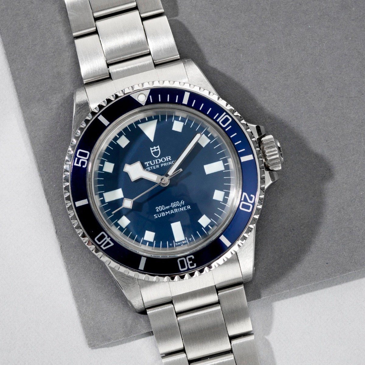 Tudor Submariner Blue Snowflake no date Reference 7016