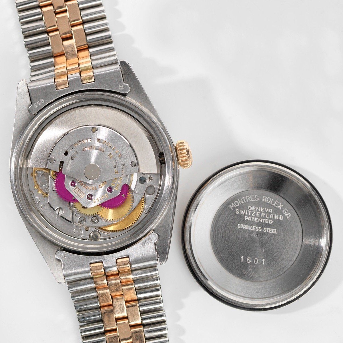 Rolex Datejust Two Tone ‘Rose’ Gold 1601