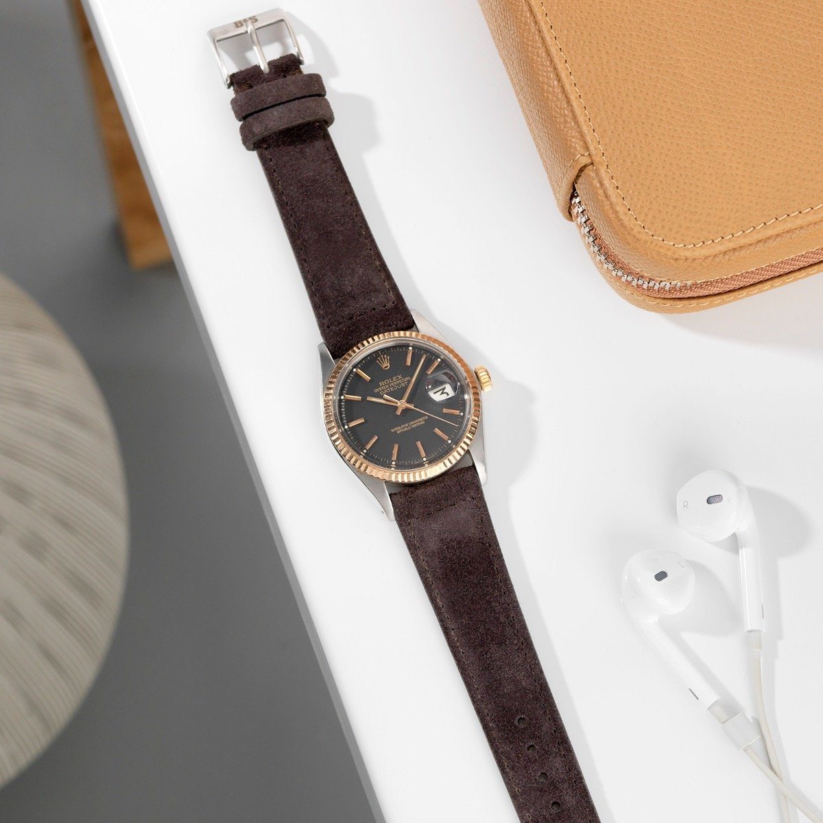 Rolex Datejust Two Tone ‘Rose’ Gold 1601