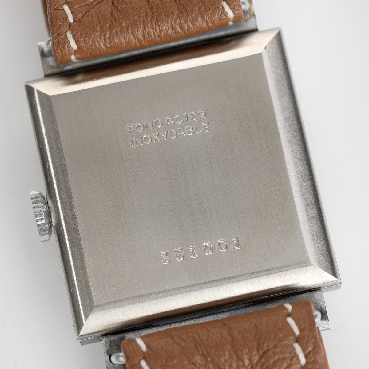 Baume & Mercier Cream Roman Dial Square Case 